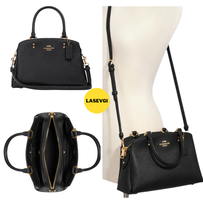 COACH Mini Lillie Carryall Bag in Black