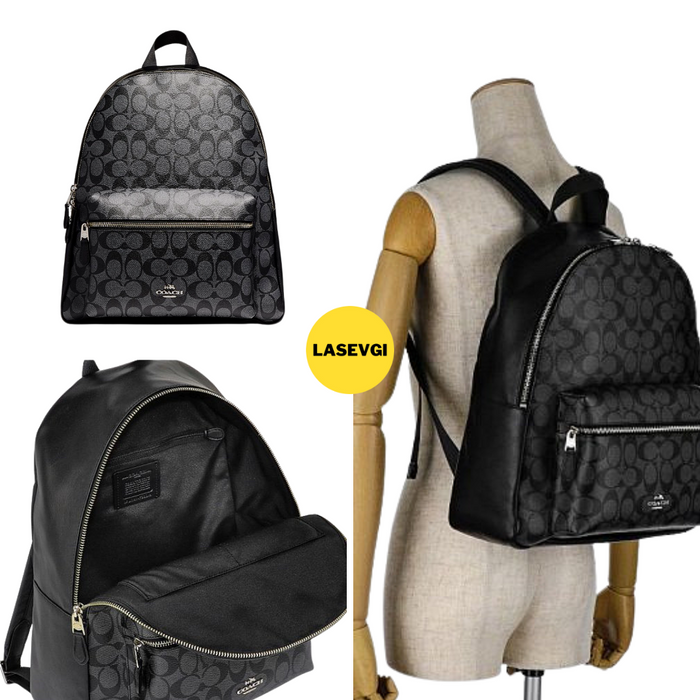 COACH Backpack Large Charlie Backpack In Signature Black