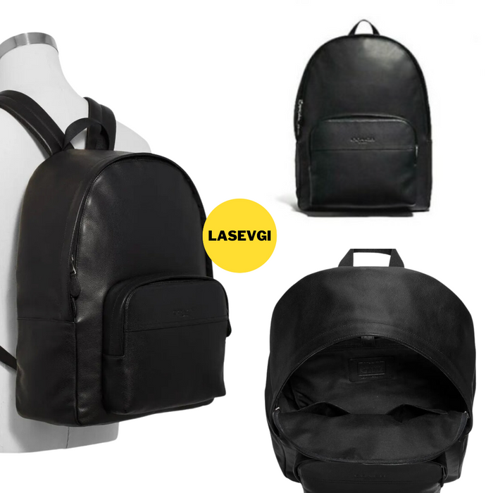 COACH Houston Backpack in Black Nickel F49313 — www.lasevgi.com COACH Houston Backpack in Black Nickel F49313 — www.lasevgi.com