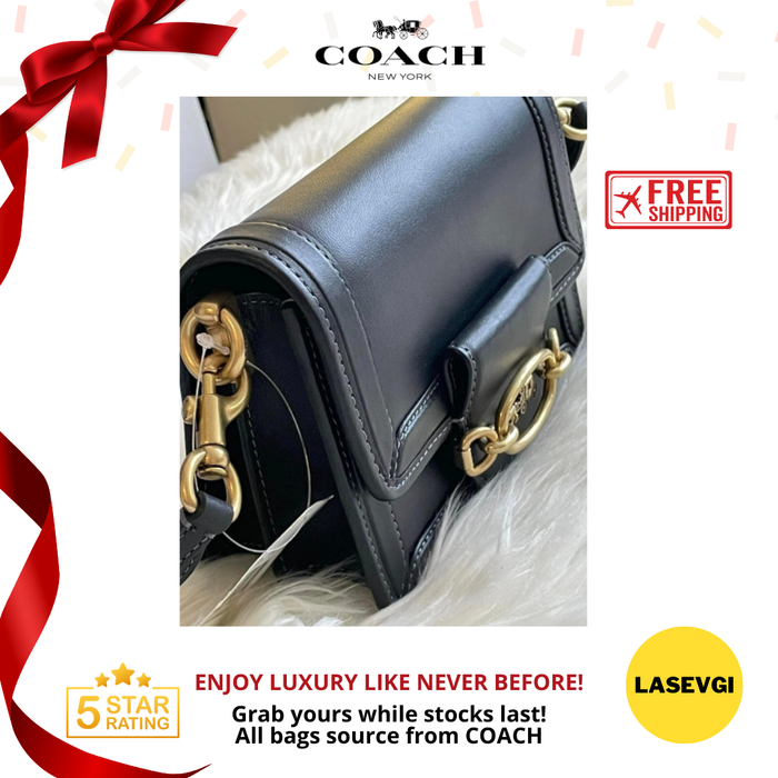 COACH Hero Crossbody in Black C8441