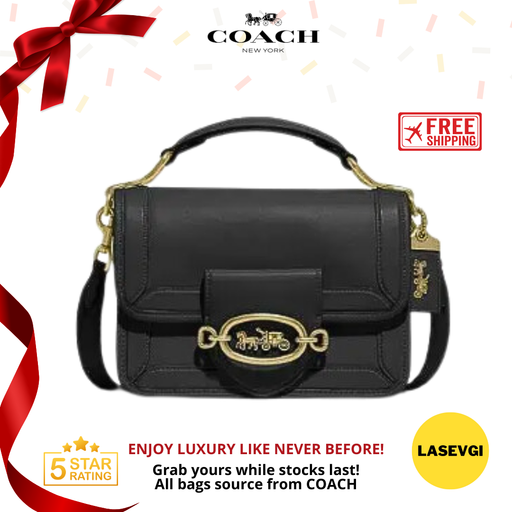 COACH Hero Crossbody in Black C8441