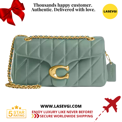 COACH Tabby Shoulder Bag 26 with Quilting in Sage