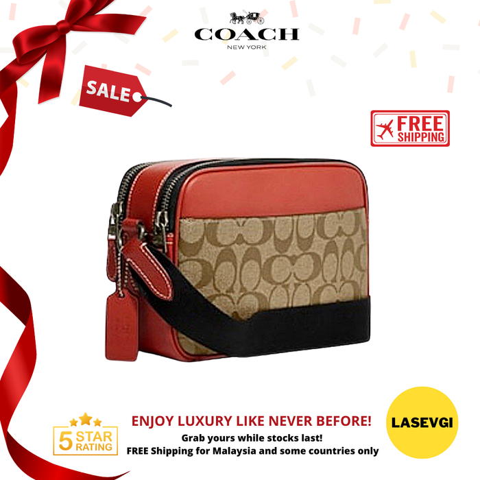 COACH x peanuts Graham Crossbody in signature canvas with Patches CE746