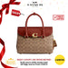 COACH Broome Carryall in Signature Canvas with Snakeskin Detail - CP449