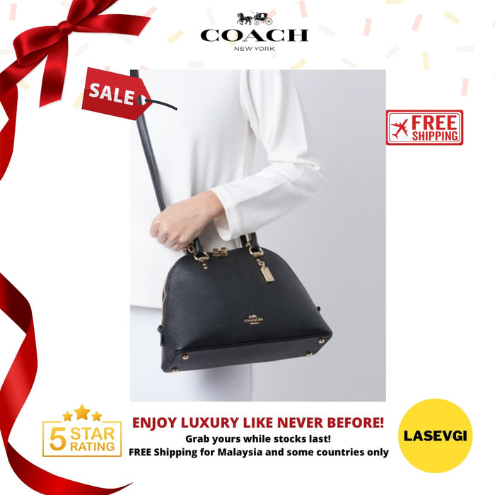 COACH Katy Satchel Black 2553