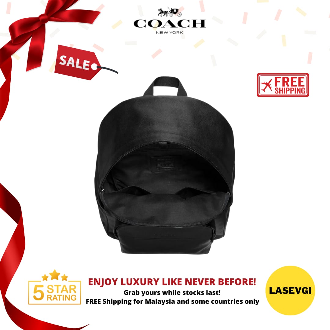 COACH Houston Backpack in Black Nickel F49313 www.lasevgi