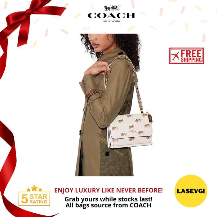 COACH Klare Crossbody With Strawberry Print CB599