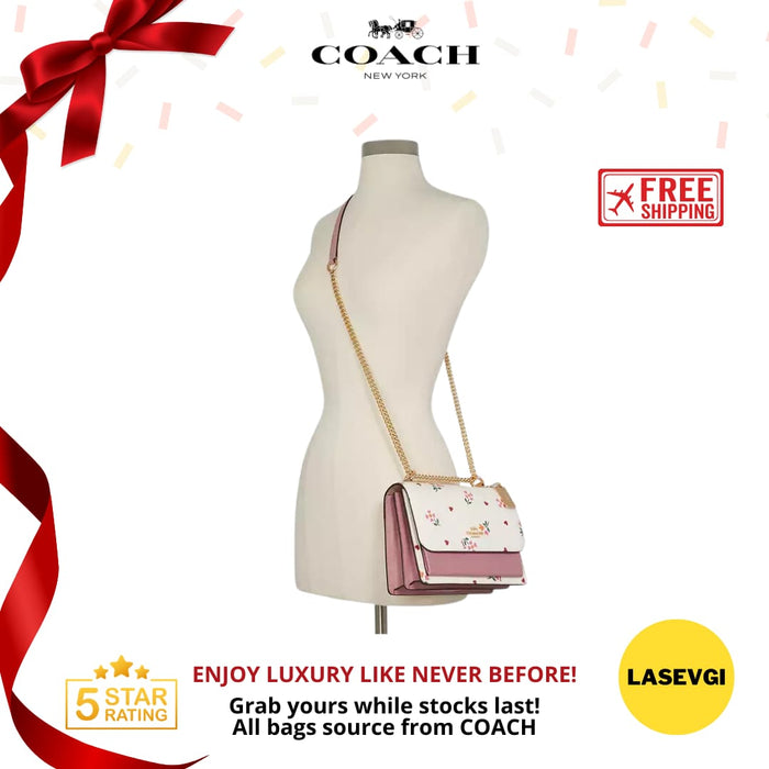 COACH Klare Crossbody With Heart Petal Print C7596