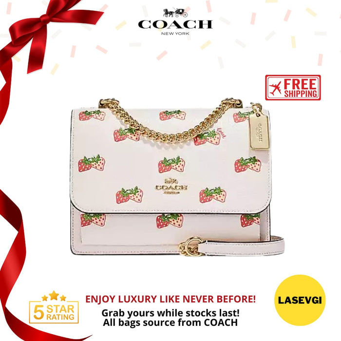 COACH Klare Crossbody With Strawberry Print CB599