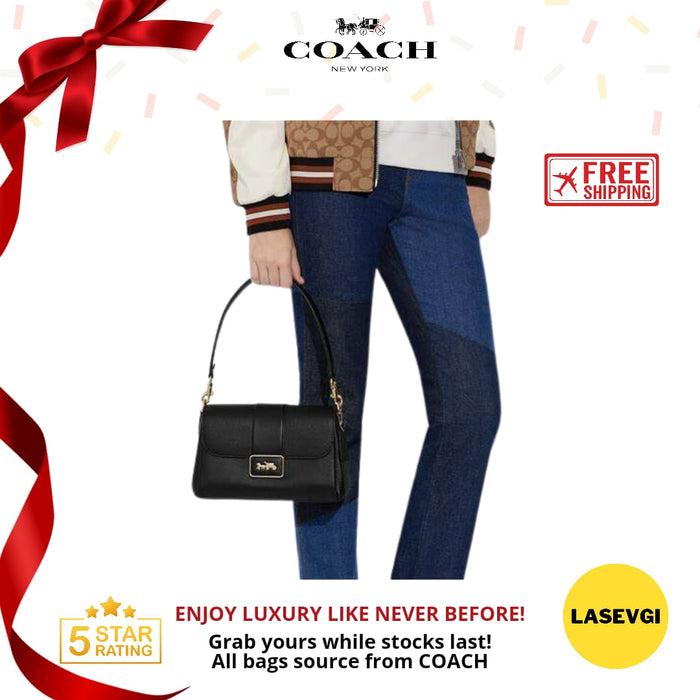 COACH Grace Shoulder Bag Black CC068
