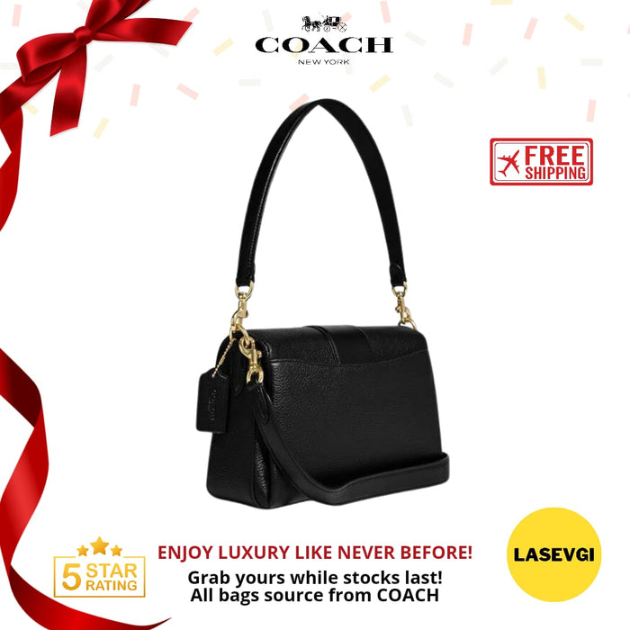 COACH Grace Shoulder Bag Black CC068