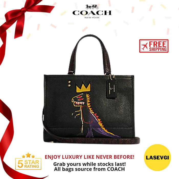 COACH Dempsey Carryall X Jean-Michel Basquiat (Coach C5661)