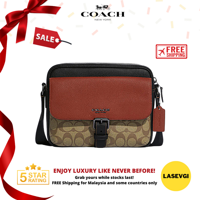 Graham crossbody in colorblock signature canvas hotsell