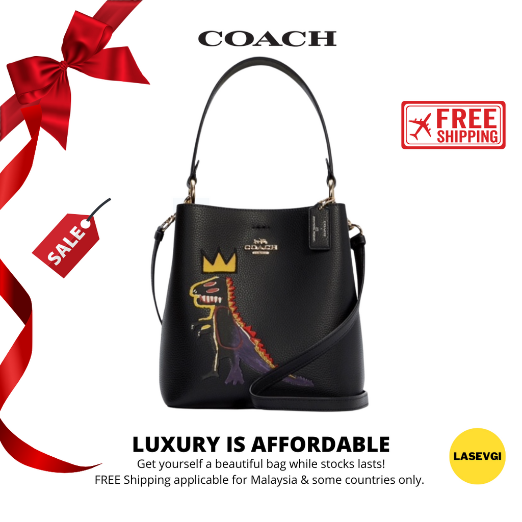 COACH Small Town Bucket Bag in Black