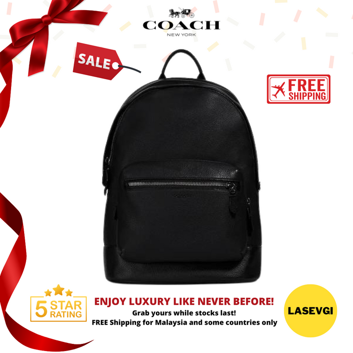 COACH West Backpack in Black