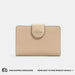 COACH Medium Corner Zip Wallet Crossgrain Leather - Taupe/Light Brown - www.lasevgi.com
