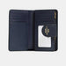 COACH Medium Corner Zip Wallet Crossgrain Leather - Midnight Blue - www.lasevgi.com