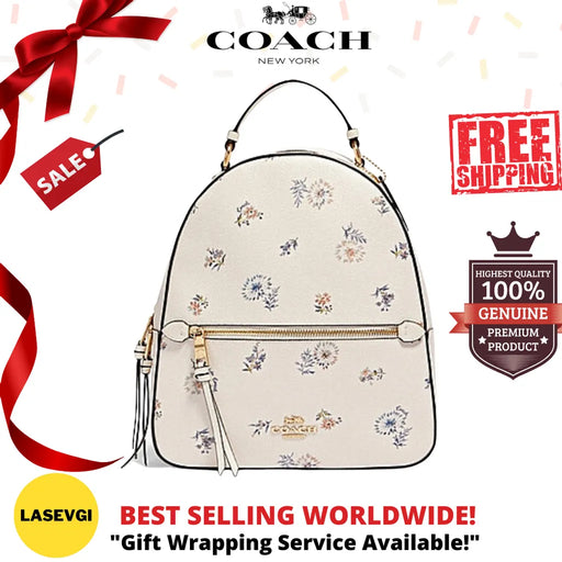 Coach floral backpack online