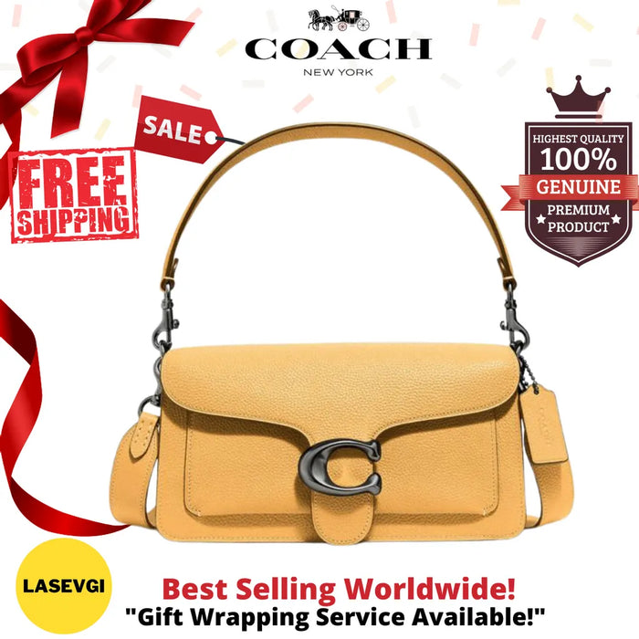 COACH Tabby Shoulder Bag 26 in Yellow