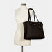 COACH Mollie Tote Bag in Signature Canvas Brown Black - www.lasevgi.com