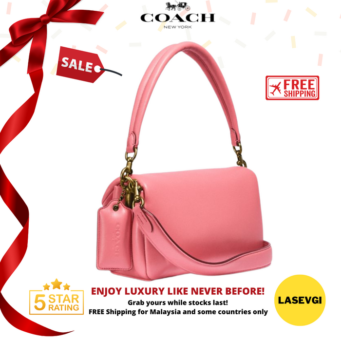COACH Pillow Tabby Shoulder Bag 26 in Pink