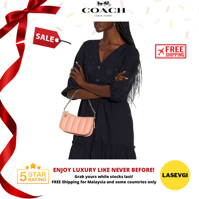 COACH Swinger 20 With Quilting-Candy Pink