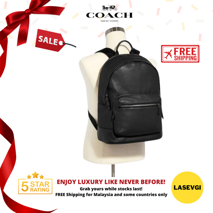 COACH West Backpack in Black