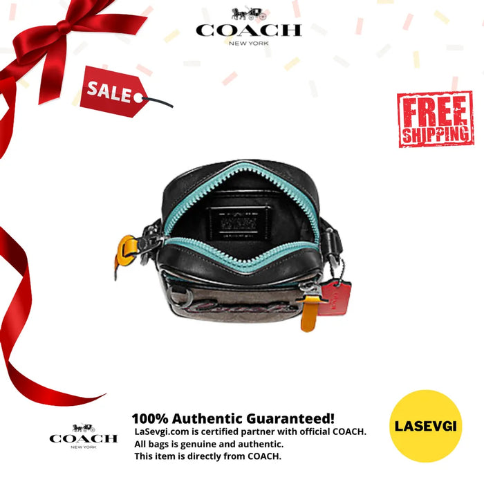 Coach terrain backpack signature top canvas