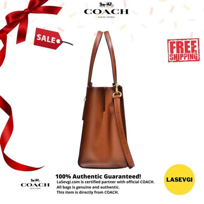 COACH Charlie Carryall in Signature Canvas Sand www.lasevgi