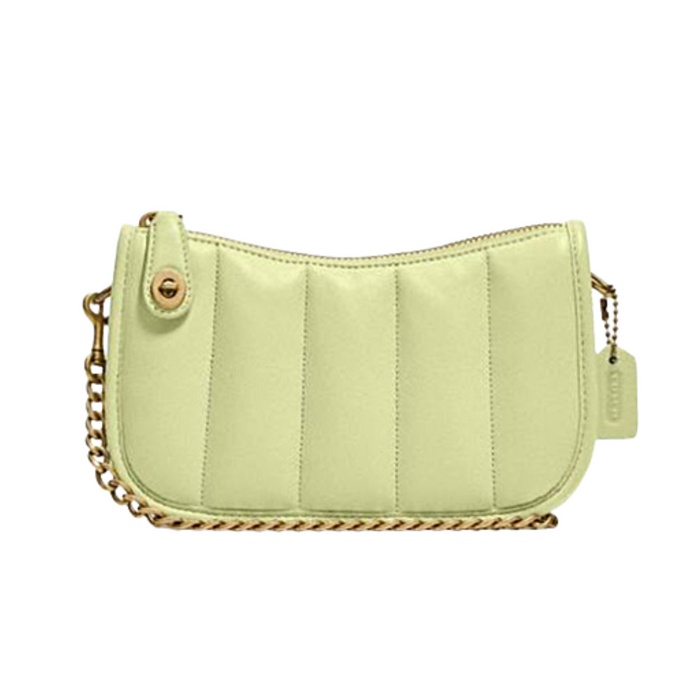 COACH Swinger 20 With Quilting-Lime