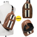 COACH Houston Pack in smooth leather with Varsity Stripe-Brown/Black- 23215-www.lasevgi.com